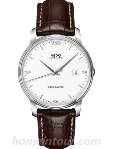 美度M010.408.16.011.10男表贝伦赛丽系列-深棕色表带/表径39mm