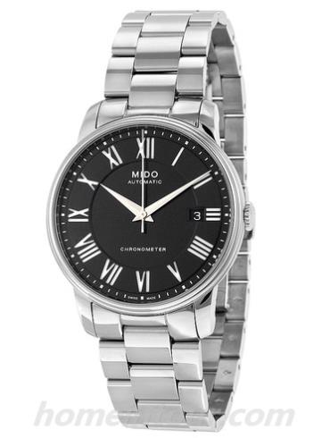 美度M010.408.11.053.09男表贝伦赛丽系列-银色表带/表径39mm