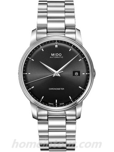 美度M010.408.11.051.00男表贝伦赛丽系列-银色表带/表径39mm