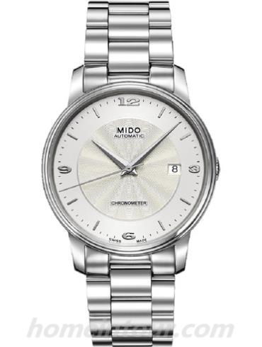 美度M010.408.11.037.00男表贝伦赛丽系列-银色表带/表径39mm