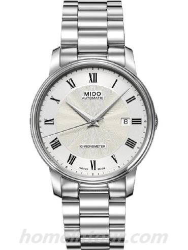 美度M010.408.11.033.00男表贝伦赛丽系列-银色表带/表径39mm