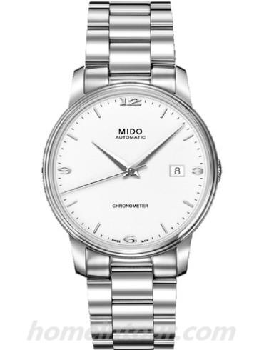 美度M010.408.11.011.00男表贝伦赛丽系列-银色表带/表径39mm