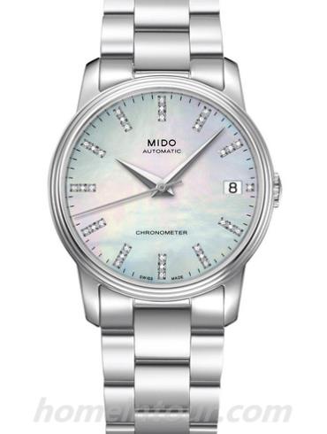 美度M010.208.11.116.00女表贝伦赛丽系列-银色表带/表径33mm