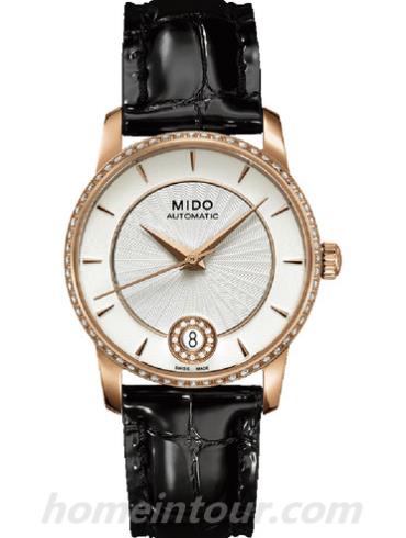 美度M007.207.66.036.26女表贝伦赛丽系列-黑色表带/表径33mm