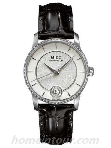 美度M007.207.66.036.20女表贝伦赛丽系列-黑色表带/表径33mm