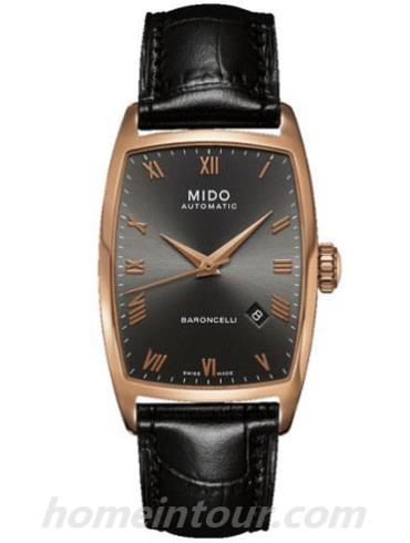 美度M003.507.36.063.00男表贝伦赛丽系列-黑色表带/表径30x37.4mm