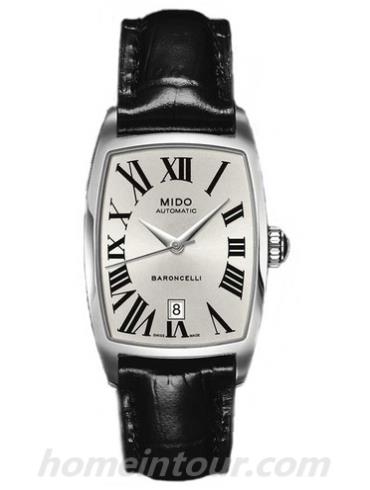 美度M003.307.16.033.00女表贝伦赛丽系列-黑色表带/表径29.5x36.5mm