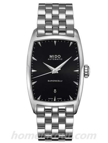 美度M003.307.11.051.00男表贝伦赛丽系列-银色表带/表径29.5x36.5mm