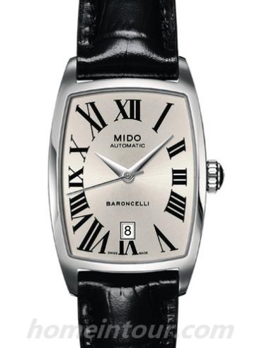 美度M003.107.16.033.00女表贝伦赛丽系列-黑色表带/表径23.5x29mm