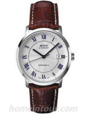 美度3890.4.21.8男表贝伦赛丽系列-棕色表带/表径39mm