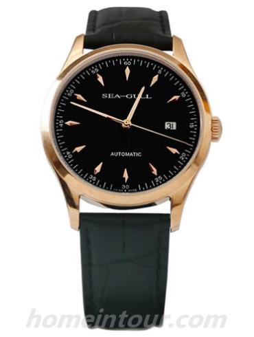 海鸥手表D519.447男表商务运动系列-黑色表带/表径40mm