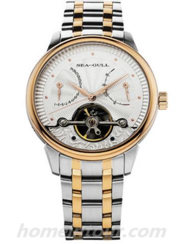 海鸥手表217.412男表商务运动系列-间金表带/表径41mm