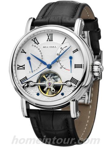 海鸥手表819.381男表商务运动系列-黑色表带/表径40.5mm