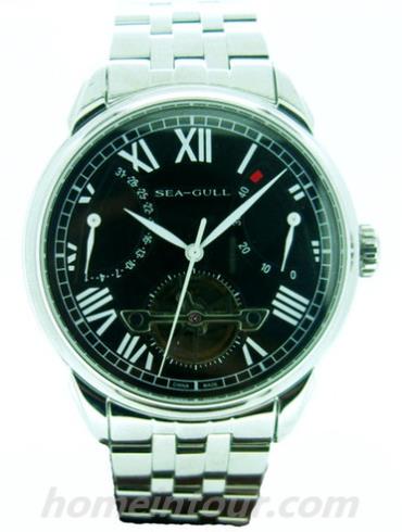 海鸥手表816.522男表商务运动系列-银色表带/表径42mm