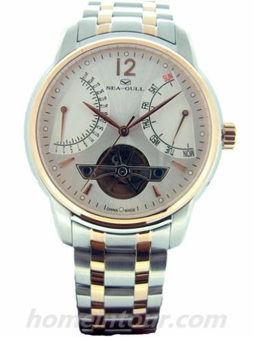 海鸥手表217.425White男表商务运动系列-间金表带/表径41mm