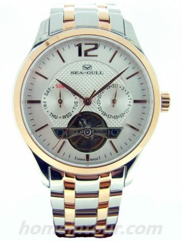 海鸥手表217.427男表商务运动系列-间金表带/表径39mm