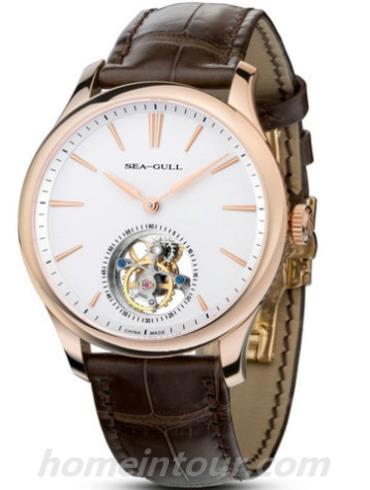 海鸥手表518.930男表陀飞轮表系列-棕色表带/表径41mm