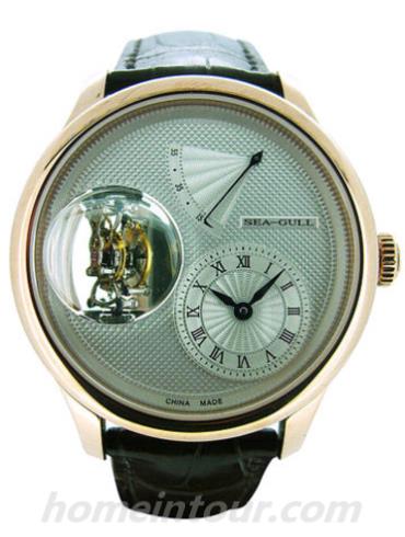 海鸥手表ST8520G男表陀飞轮表系列-黑色表带/表径44mm