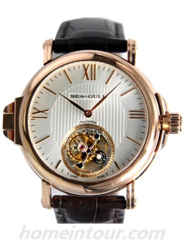 海鸥手表638.867男表陀飞轮表系列-黑色表带/表径41.5mm