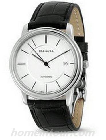 海鸥手表M201GB男表纤薄系列-黑色表带/表径38mm