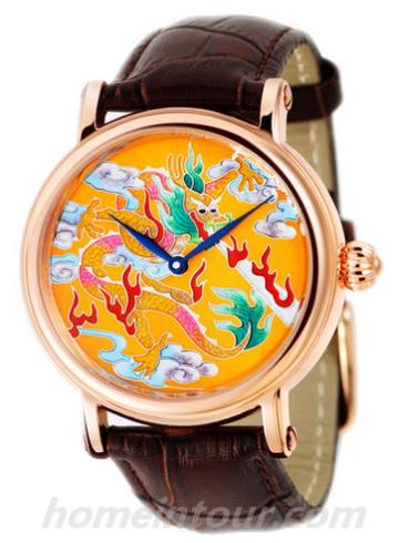 海鸥手表618.731_yellow男表纤薄系列-棕色表带/表径39.5mm