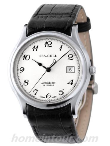 海鸥手表819.332男表纤薄系列-黑色表带/表径39mm