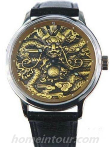 海鸥手表813.384男表纤薄系列-黑色表带/表径40mm