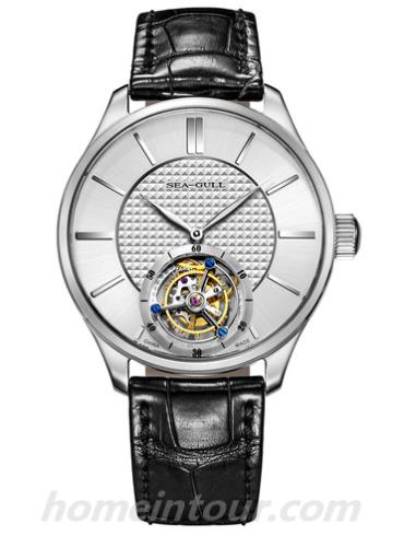 海鸥手表818.860_black男表陀飞轮表系列-黑色表带/表径41.3mm