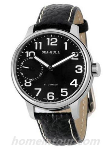 海鸥手表M222S_black男表时尚情侣表系列-黑色表带/表径44mm