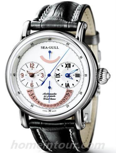 海鸥手表819.319男表时尚情侣表系列-棕色表带/表径41mm