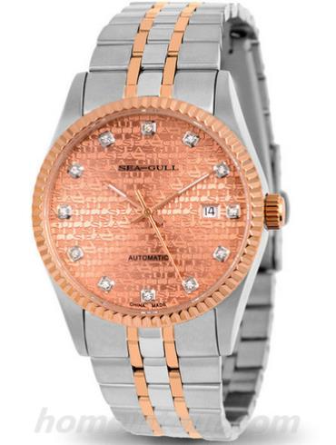 海鸥手表217.335男表时尚情侣表系列-间金色表带/表径40mm