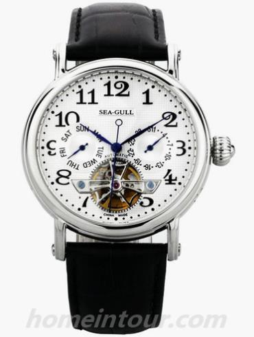 海鸥手表M170S男表商务运动系列-黑色表带/表径39mm