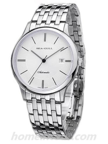 海鸥手表816.364_silver男表商务运动系列-银色表带/表径39mm