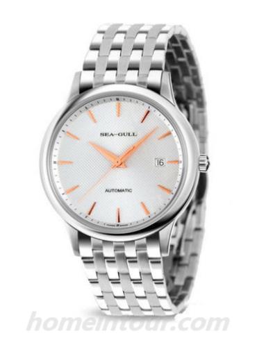 海鸥手表816.364_pearl男表商务运动系列-银色表带/表径39mm