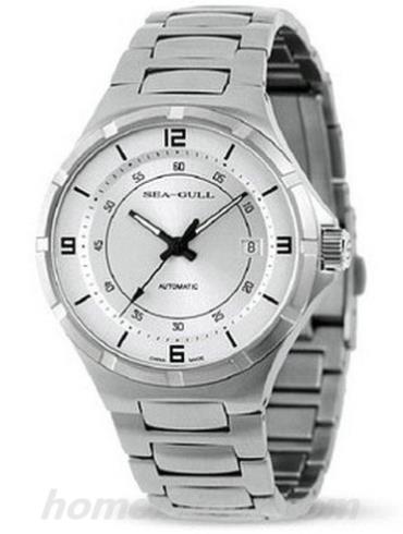 海鸥手表816.356_white男表商务运动系列-银色表带/表径40mm