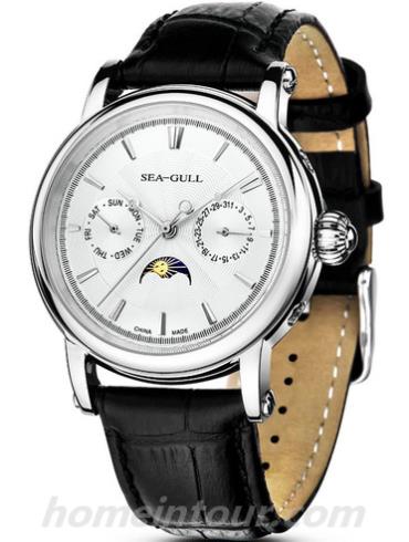 海鸥手表D0721S男表商务运动系列-黑色表带/表径38mm