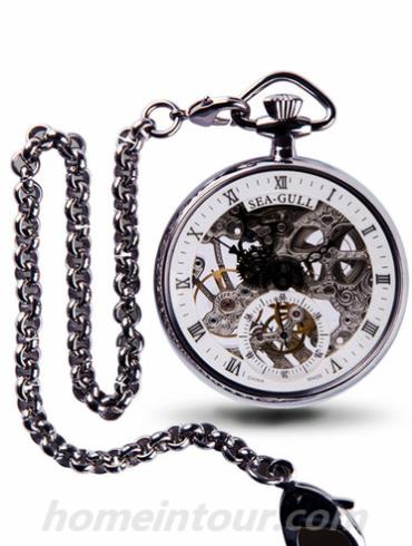 海鸥手表M3600SK男表经典珍藏表系列-银色表带/表径42mm