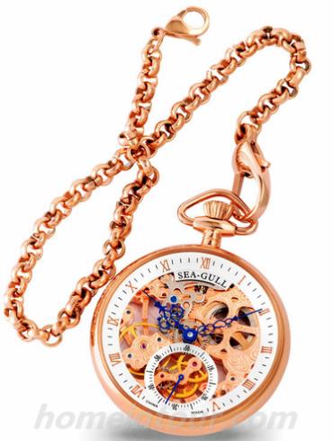 海鸥手表M3600SGK男表经典珍藏表系列-金色表带/表径47mm