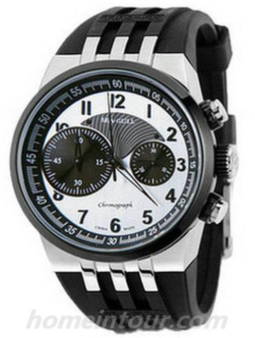 海鸥手表215.324_Silver男表-黑色表带/表径43mm