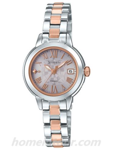 卡西欧SHW-5000DSG-9A女表SHEEN系列-表带/表径&#8211;