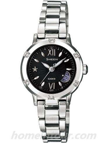 卡西欧SHW-1502D-1A女表SHEEN系列-表带/表径&#8211;