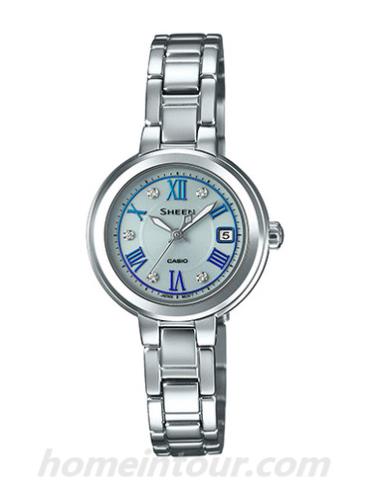 卡西欧SHS-4523D-7A女表SHEEN系列-表带/表径&#8211;