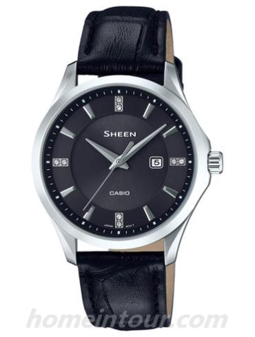 卡西欧SHS-4522L-1A女表SHEEN系列-表带/表径&#8211;