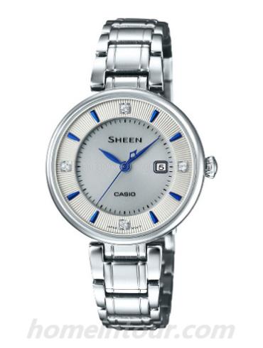 卡西欧SHE-4523D-7A女表SHEEN系列-表带/表径&#8211;