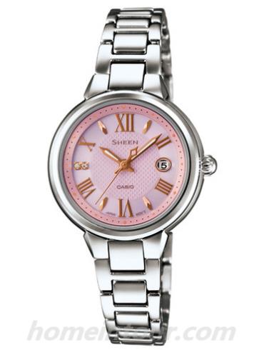 卡西欧SHE-4516SBD-4AU女表SHEEN系列-表带/表径&#8211;