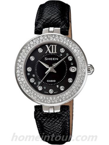 卡西欧SHE-4514L-1AU女表SHEEN系列-表带/表径&#8211;