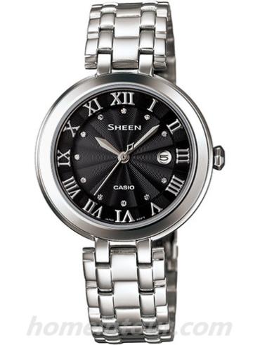 卡西欧SHE-4033D-1AU女表SHEEN系列-表带/表径&#8211;