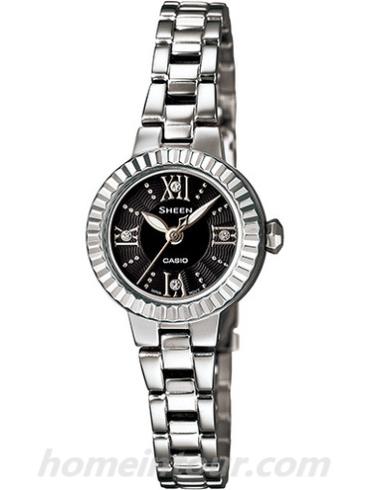卡西欧SHE-4032D-1AU女表SHEEN系列-表带/表径&#8211;