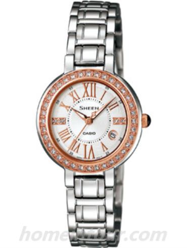 卡西欧SHE-4030SG-7AU女表SHEEN系列-表带/表径&#8211;