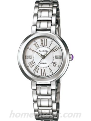 卡西欧SHE-4029D-7AU女表SHEEN系列-表带/表径&#8211;